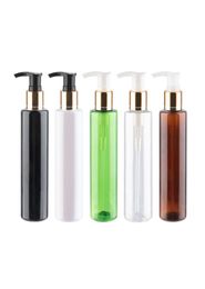 150ml 30pcs black Gold Screw Lotion Pump Bottles 150cc Liquid Soap Washing Dispenser Cosmetic Packaging Bottle DIY Containers show9201439
