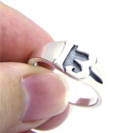 925 Sterling Silver Number 13 Ring S925 Selling Lady Girls Biker Lucky 13 Ring260E