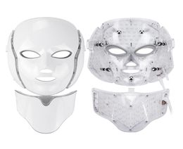 Infrared Light Face and Neck Whitening Facial Mask Face Lifting LED light Therapy Mask1979234