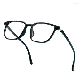Sunglasses Frames 53mm Rectangular Ultralight TR Business Men Glasses Prescription Eyeglasses Women Fashion Full Rim Eyewear 055