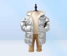 Down Coat Baby Boys Jackets Winter Coats Children Thick Long Kids Warm Outerwear Hooded For Girls Snowsuit Overcoat Clothes Solid 4499073