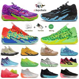 Designer mb 3 Lamelo Ball Basketball Shoes MB.03 Sneakers Toxic Blue Hive GutterMelo FOREVER RARE Rick and Morty Mens Womens Lemelo Melo Ball mb 2 Trainers Outdoor Shoe