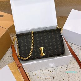 designer bag Women chain crossbody bag luxurys handbags ladies Fashion Classic metal handbag with dust bag