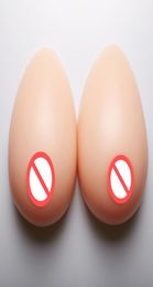 Comfortable Silicone Breast Form Bust Pads Fake Breast Form Crossdress Artificial Breast 1 Pair 1000g5977419