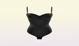 Women Shapewear Bodysuit Waist Trainer Body Shaper Bra Push Up Corset Tummy Control Underwear Sexy Backless Slim Bodyshapers 220707029659