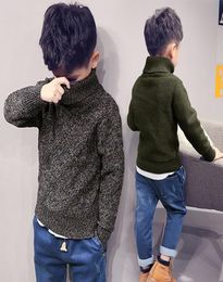 Boys Turtleneck Sweater Knitwear Winter Warm Turtle Neck Long Sleeve Cardigan Bebe Knitted Sweaters School Uniform 2011286805122