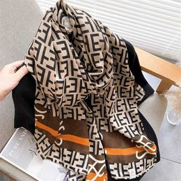 22% OFF scarf Spring Autumn Winter Fashionable Shawl Cotton and Hemp Neck Wrapped with Women's Thin Seasons Dual Use Long Scarf Korean Version