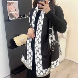 12% OFF scarf New Scarf for Women in Autumn Winter High Grade White Wear Long Shawl Warm and Cold Resistant Double sided Korean Style Neck Square