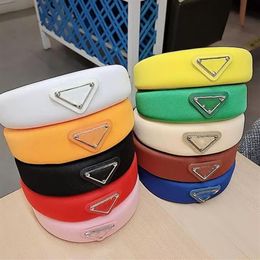 Luxury Designer Sponge Headbands Hair bands For Women Girl Brand Elastic Letter P Headband Sports Fitness Headband Head Wrap240z