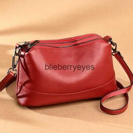 Shoulder Bags 100% Genuine Leather Handbags Women bags Designer Soft Cowhide Ladies Crossbody Bag Fashion Luxury Female Tote bagblieberryeyes