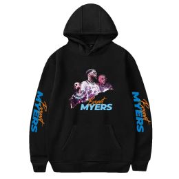 Rapper Bryant Myers Oversized Women/Men Hoodie Sweatshirt Y2K Streetwear Hip Hop Long Sleeve Pullover Hooded Jacket Outerwear