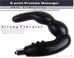 U Shape G Spot Vibrator Male Masturbation Prostate Massage Butt Plug Anal Sex Toys For Men Gay Prostate Massager Se5413019