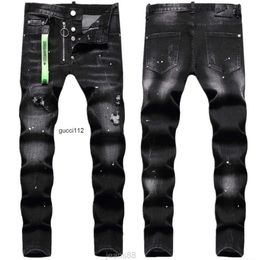 Mens Luxury Designer Denim Jeans d2 dsq2 dsquare 2 Holes Trousers COOLGUY Biker Pants Clothing KC3Y