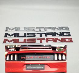 For Mustang Shelby GT Front Bonnet Rear Trunk Boot Metal Emblem Tailgate Logo Nameplate 340*26mm3955748