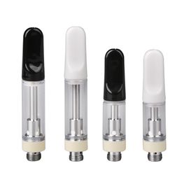 Ceramic Tip TH205 TH210 Atomizer 0.5ml 1.0ml Glass Tank Disposable Cartridge Ceramic Coil fit for Thick Oil fit M6T 510 Thread M3 Battery