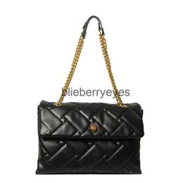 Shoulder Bags Black Handbag Large Rhombus Big Bag for Women Casual Crossbody Cowhide UK Ladies Purseblieberryeyes