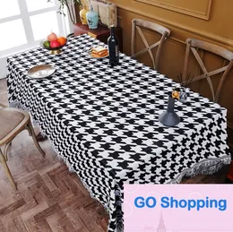 Nordic Instagram Style Camouflage Tablecloth Waterproof Coffee Table TV Cabinet Cotton Linen Fabric Rectangular Tablecloth Household Table Mat Wholesale