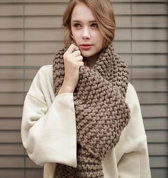 Winter Kaschmir Schal Frauen Dicke Warme Schals Wraps Dame Solide Schals Mode Pashmina Decke Qualität Zopfmuster Schals Lange 1461545