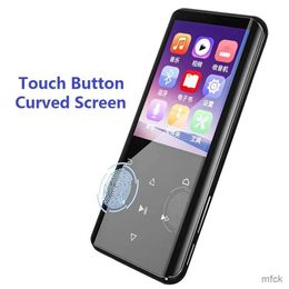 MP3 MP4 Players Newest D25 Bluetooth 5.0 MP4 player Built-in Speaker 2.4 inch Curved Screen With FM Radio Recording E-Book Music Video