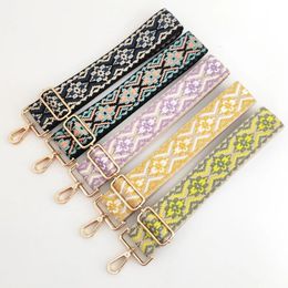 Fashion Rainbow Belt Bag Straps For Women Shoulder Messenger Bags Adjustable DIY Strap Part Accessories Wide38cm Obag Handl 231227