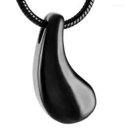 Pendant Necklaces KSJ9697 High Polishing Art Teardrop Blank/ Engravable Memorial Urn Necklace Stainless Steel Cremation Jewelry