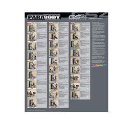 Body GS4 SYSTEM exercise chart Poster Painting Print Home Decor Framed Or Unframed Popaper Material3088316c6291330