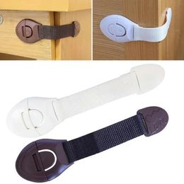 50pcsLot Baby Safety Drawer Locks Infant Door Cabinet Kids ly Design Finger Protection of Children Protector 231227