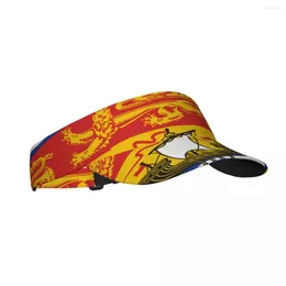 Berets Summer Sun Hat Adjustable Visor UV Protection Top Empty Flag Of Brunswick Sport Sunscreen Cap