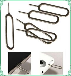 Whole SIM card pins needles for iphone opening car tray holder micro sim Eject Pin Key tool1788867