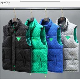 Men's Vests Winter Brand New Casual Pocket Warm Waistcoat Vest Men Autumn Sleeveless Coat Jacket Green Vest