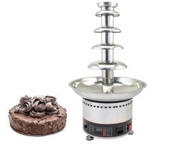 4567 Tiers Commercial Chocolate Fountain Machine Stainless Steel Appliances Chocolate Cylinder For Wedding Party el Use3752972