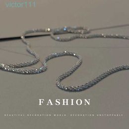 2024 DESIGNERS Light luxury niche Design Necklace trendsetter Italy Vicenza sparkling clavicle chain