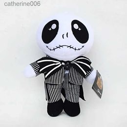 Stuffed Plush Animals 25cm The Nightmare Before Christmas Jack Skellington Plush Toys Doll Skull Jake Plush Soft Stuffed Toys for Children Kids GiftsL231228