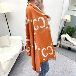 26% OFF scarf Autumn/Winter Cashmere Brushed Scarf Women's British Fashion Letter Warm Tassel Shawl Winter Neck