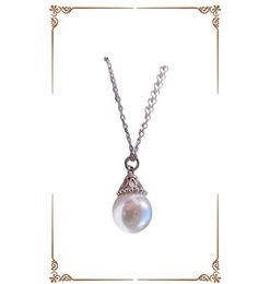 Collana di perle d'acqua dolce 925 Designer collane di petali intarsiati Regalo di San Valentino7719430
