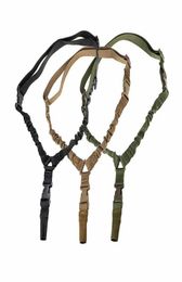 One single Point Sling Multifunction Nylon Tactical Belt Airsoft Adjustable Strap Quick Release Buckle for Rifle Hunting Wargame2650697