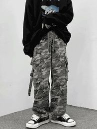 Men's Pants Foufurieux Camouflage Cargo Men Trousers Fashion Chinese Streetwear Mens 2023 Autumn Arrivals