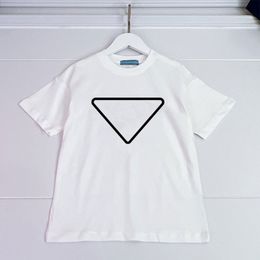 Designer Kids Summer T-shirts Girls Boys New Hot Shirts Triangle Brand Tees Spring Brand Short Sleeve Children Luxury Clothes Outwear CHD2312283