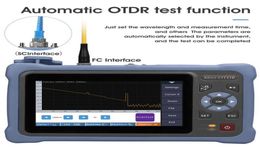 In 1 100KM MINi OTDR 13101550nm 2624dB Fibre Optic Reflectometer Touch Screen VFL OLS OPM Event Map Ethernet Cable Tester Equipm8980527