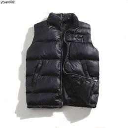 Designer Vest Mens Brand Sleeveless Jacket Cotton Mens Down Vest Winter Casual Coats Male Waistcoat