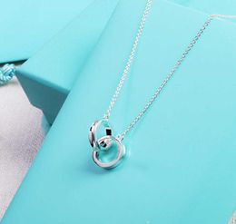 Ring WPB 1005 Necklace High Quality Original Button 1:1 Double Necklace Luxury Jewelry Brand Women Hot Selling Trend Y921085147