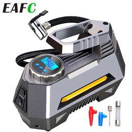 Inflatable Pump Car Air Compressor Portable Inflatable Pump 12V Automobile Tire Inflator Mini Electric Auto for Travel Boat Air Compressors ToolL231228