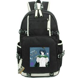 Hisui Nagare backpack K daypack Missing Kings school bag Cartoon Print rucksack Casual schoolbag Computer day pack
