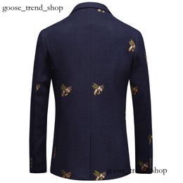 Bee Fit Jacket Casual Men 326 Embroidered Designer S Jackets Suits High Fashion Formal Suit Linen Quality Slim Coat Business Styles Blazer 280