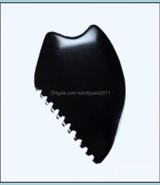 Mas Stones Rocks Health Beauty Big Gua Sha Facial Body Tools Guasha Scra Bian Scraper Tool Black Quqxs6595896