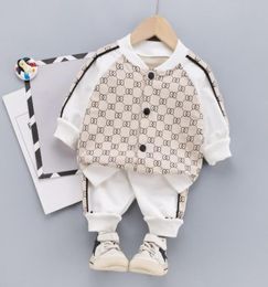 Baby trainingspak herfst kinderkleding jongens sets trainingspakken baby meisjes kleding casual print katoenen pak kostuum voor kinderen8311950