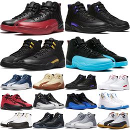 men basketball shoes Boots jumpman 12s 12 Royalty Taxi Utility Grind Concord Reverse and Game Playoff University Gold mens trainers outdoor sneakers SIZE 40-47