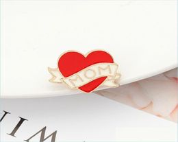 Pins Brooches Mom Love Mother Enamel Brooches Pin For Women Fashion Dress Coat Shirt Demin Metal Funny Brooch Pins Badges Promotio8413490
