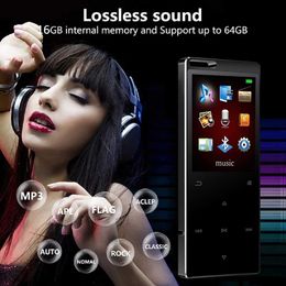 MP3 MP4 Players C15 Lossless Music Player with Bluetooth 16G Touch Key Touch Screen Voice Recorder Pedometer Ebook FM Radio Player Metal