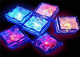 Multi Colour LightUp LED Ice Cubes with Changing Lights Colourful Touch Sensing Nightlight LED Flash Ice Block3498251